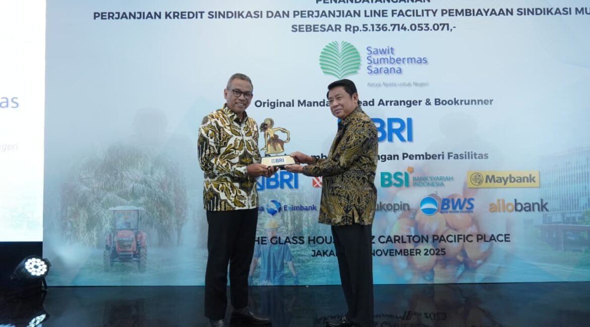 BRI Fasilitasi Sindikasi Rp5,2 Triliun untuk SSMS, Dorong Laju Industri Sawit Nasional