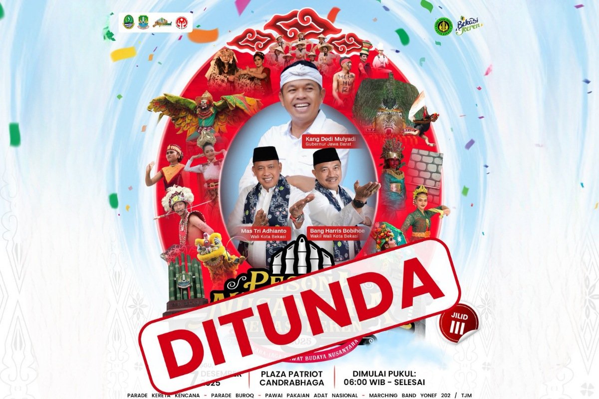 Demi Solidaritas Bencana Sumatera, Pemkot Bekasi Tunda Lagi ‘Pesona Nusantara Bekasi Keren’