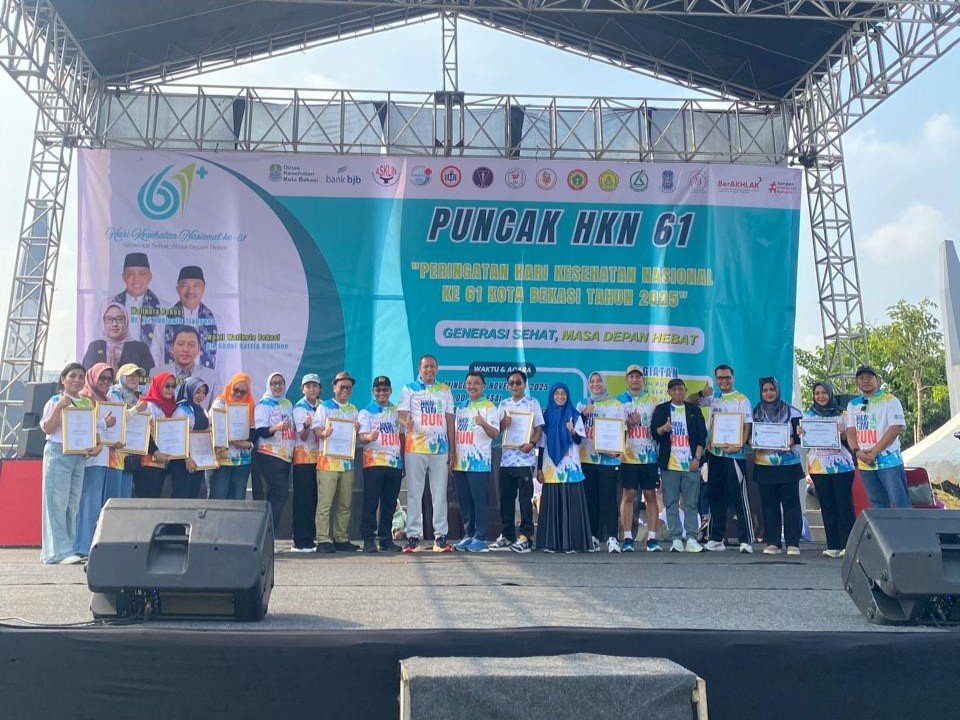 Bekasi Peringati HKN ke-61, Tri Adhianto Targetkan Pengelolaan Limbah 200 Liter Per Detik