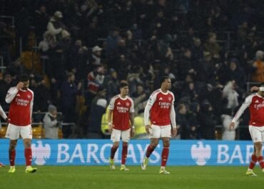 Arsenal Melepas Dua Keunggulan, Ditahan Imbang Wolves 2-2 di Laga Krisis Momentum Premier League